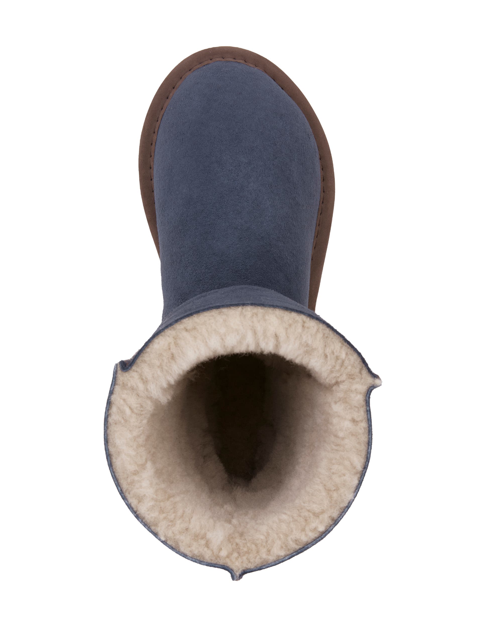 Celtic & Co. Shearling House Boots, Alternate, color, Blue Iris