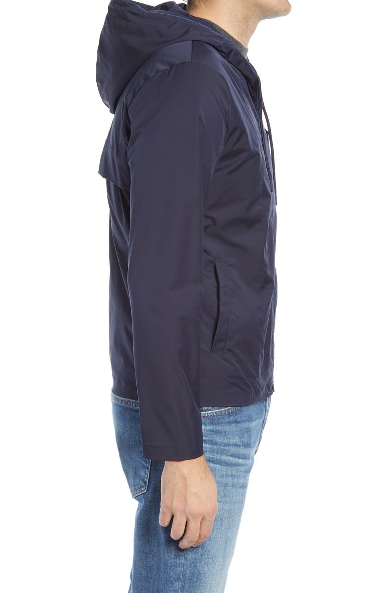 Robert Barakett Turismo Rain Coat, Alternate, color, Navy