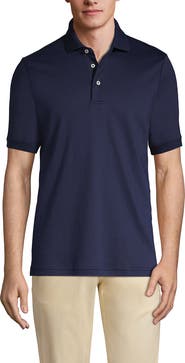 Lands' End Short Sleeve Cotton Supima Polo Shirt