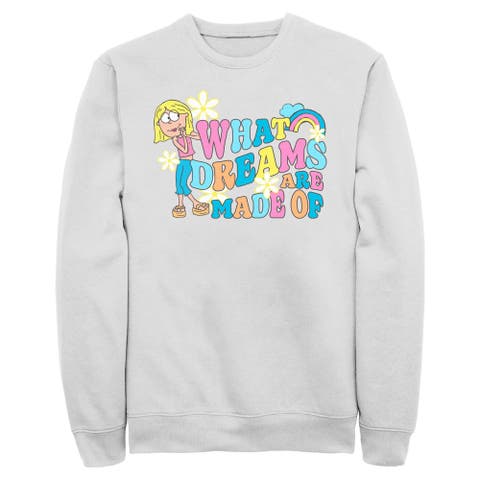 Men's Retro Colors Rainbow Long Sleeve Crewneck Sweatshirt