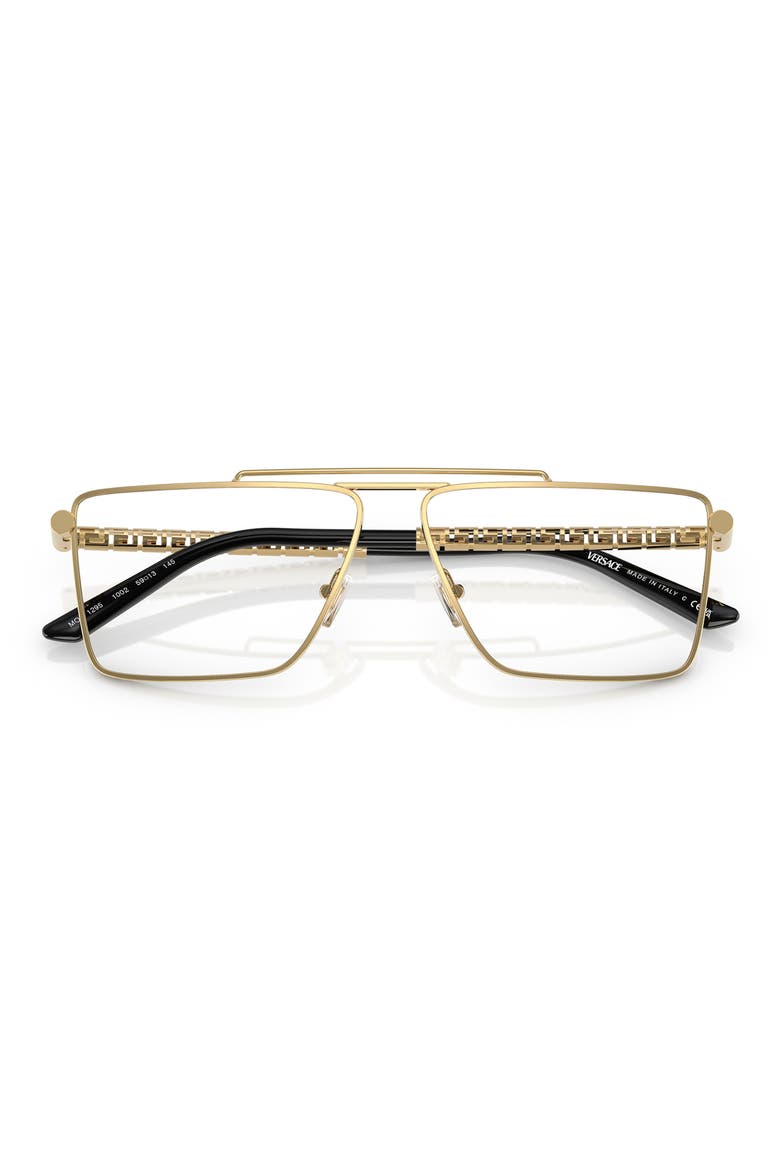 59mm Rectangular Optical Glasses, Alternate, color, GOLD