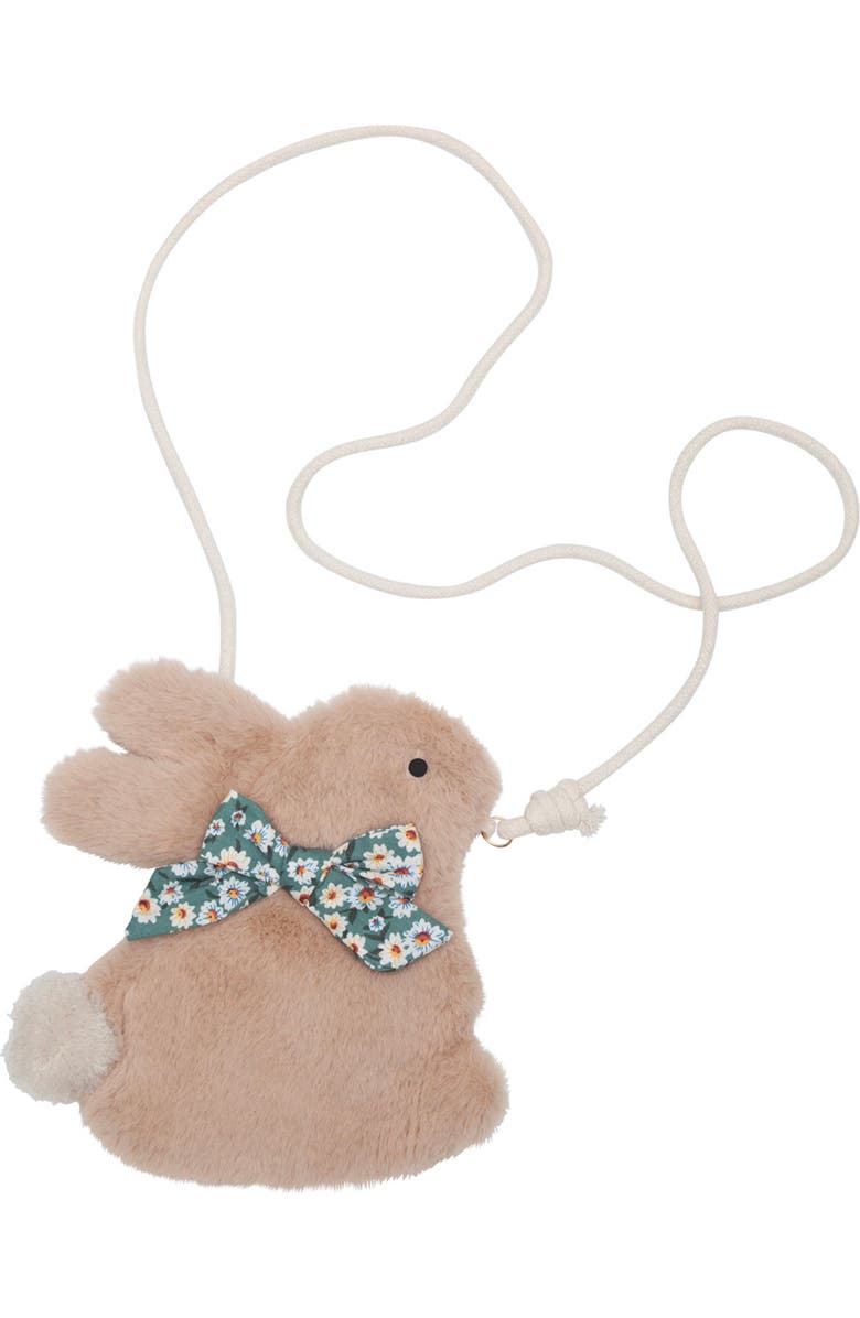 Mimi & Lula Kids' Fluffy Faux Fur Bunny Crossbody Bag, Main, color,