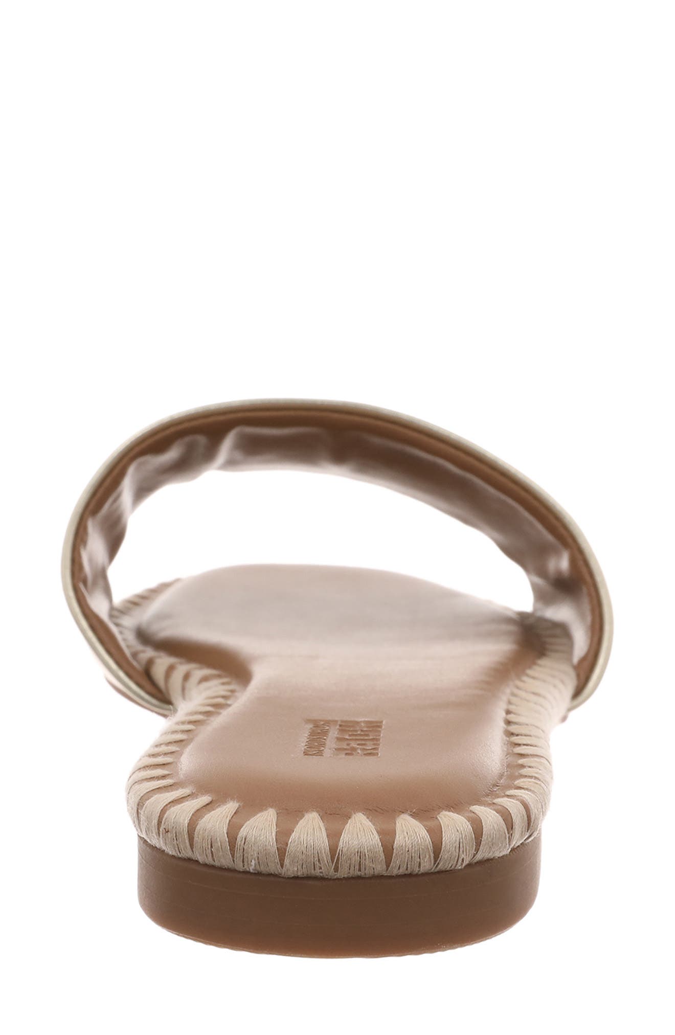 Cora Slide Sandal, Alternate, color, PLATINUM GOLD