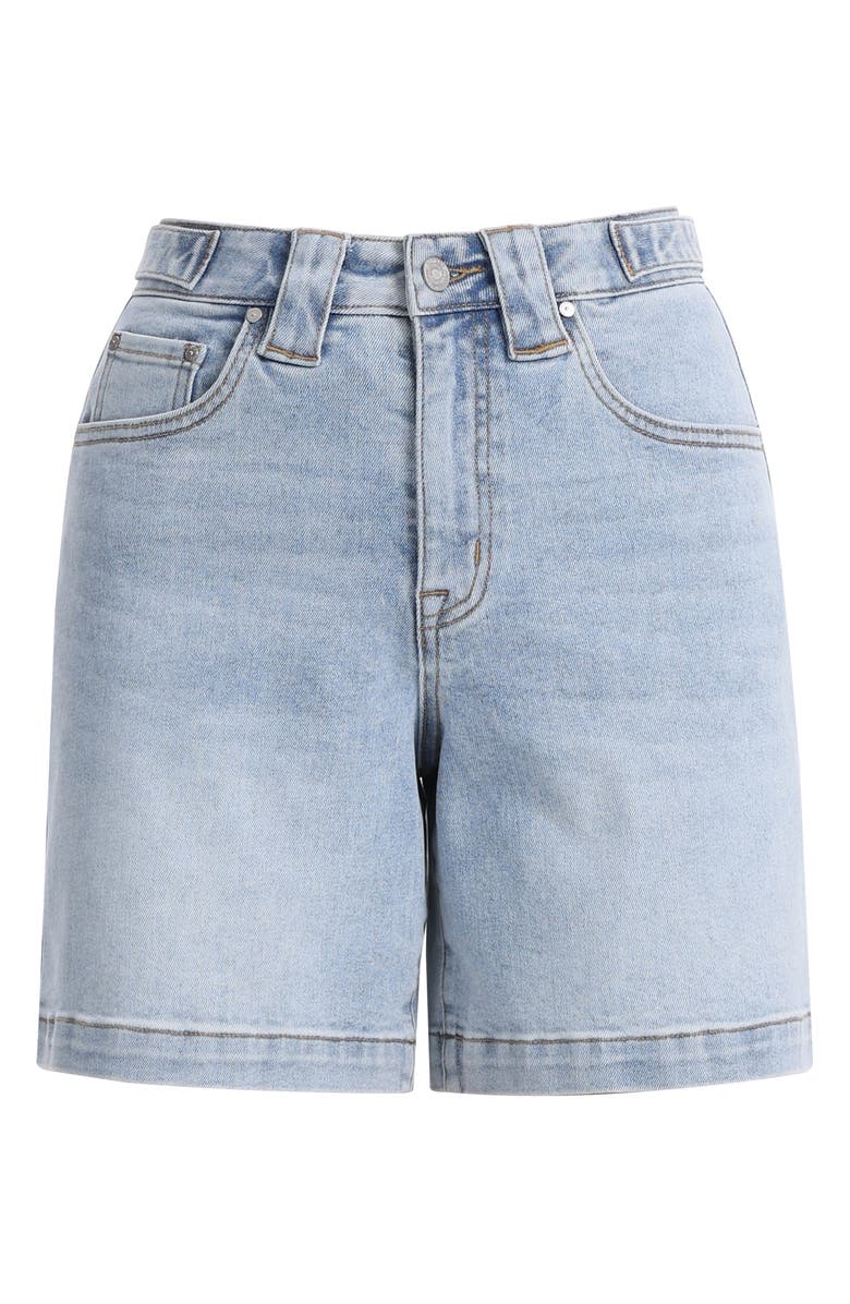 Bayeas High Waist Mid Thigh Denim Shorts, Alternate, color,