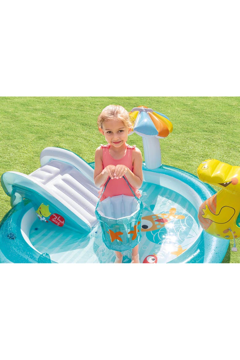 Inflatable Pool Play Center, Alternate, color, Multicolored