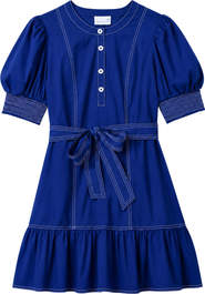 Cartolina Bonnie Cotton Poplin Mini Dress