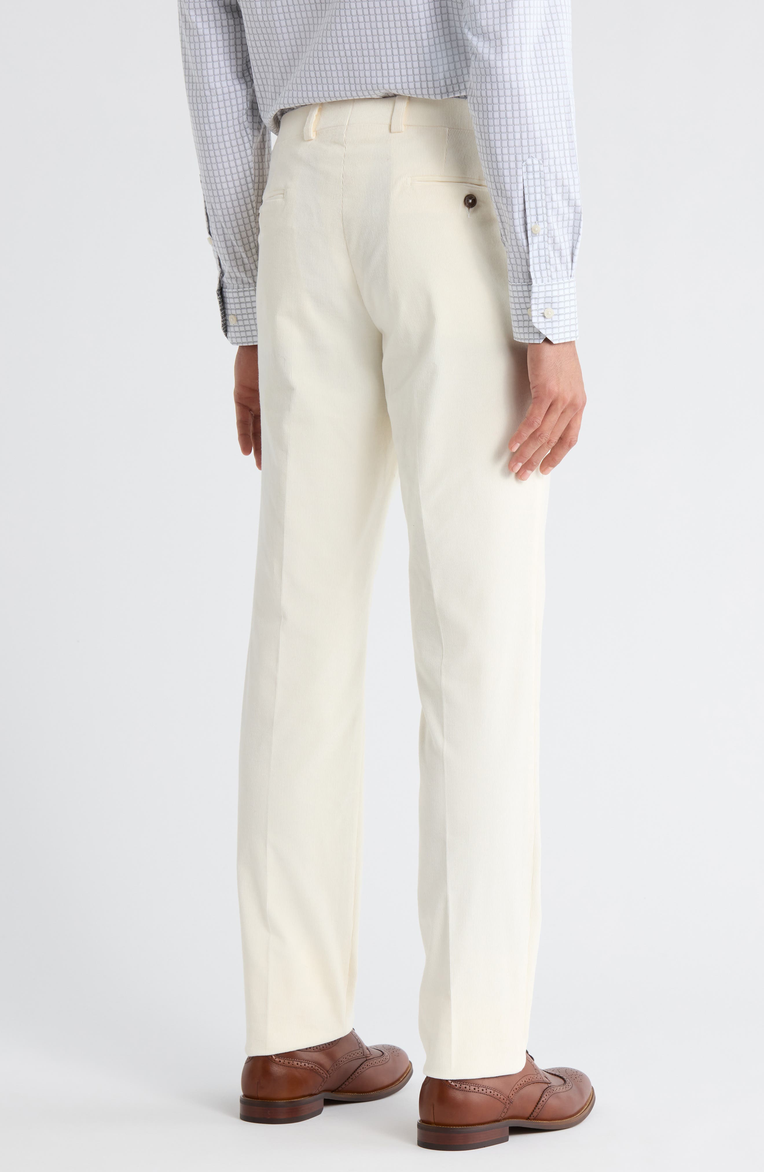 Sage Flat Front Stretch Corduroy Chinos - image 2