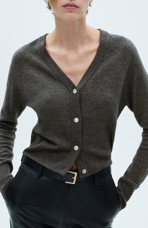 Wool V-Neck Cardigan