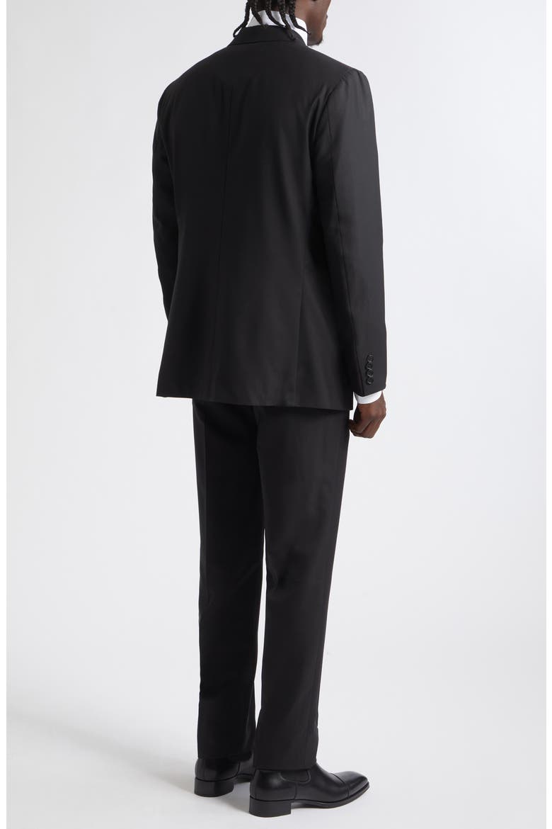 Sanita Solid Super 160s Wool Suit, Alternate, color, NAVY