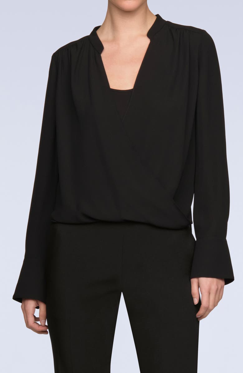 BCBGMAXAZRIA Jocelyn Top, Main, color, Black
