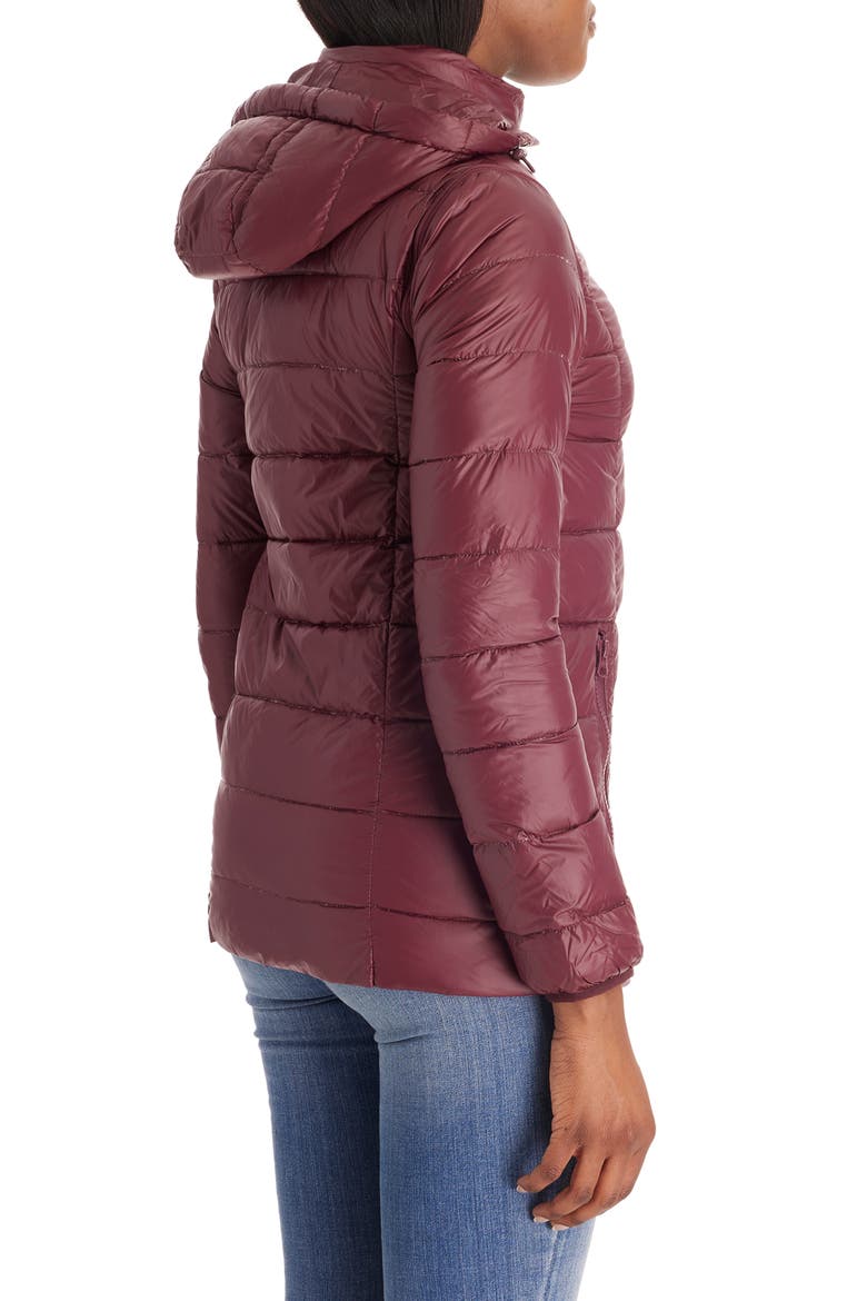 Lola 5-in-1 Down Maternity Jacket, Alternate, color, BURGUNDY