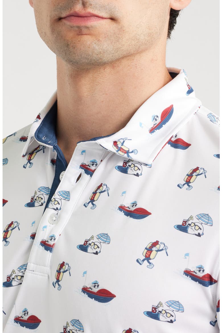 Compass Polo, Alternate, color, WHITE