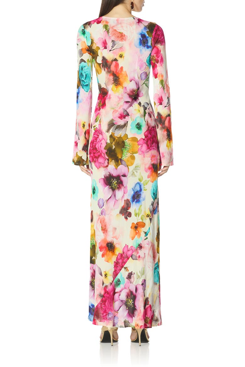 Jetta Maxi Dress, Alternate, color, WATERCOLOR BLOSSOM