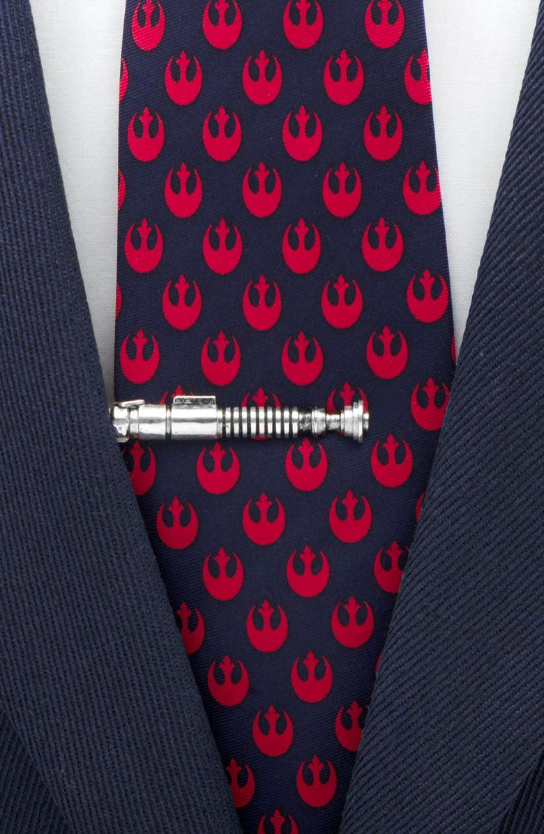 Cufflinks, Inc. Luke Skywalker Lightsaber Tie Clip, Alternate, color, 
