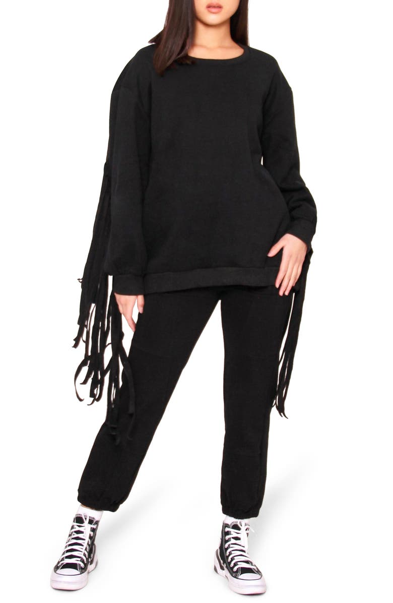 Absence of Colour Joe Fringe Sweatshirt, Main, color,