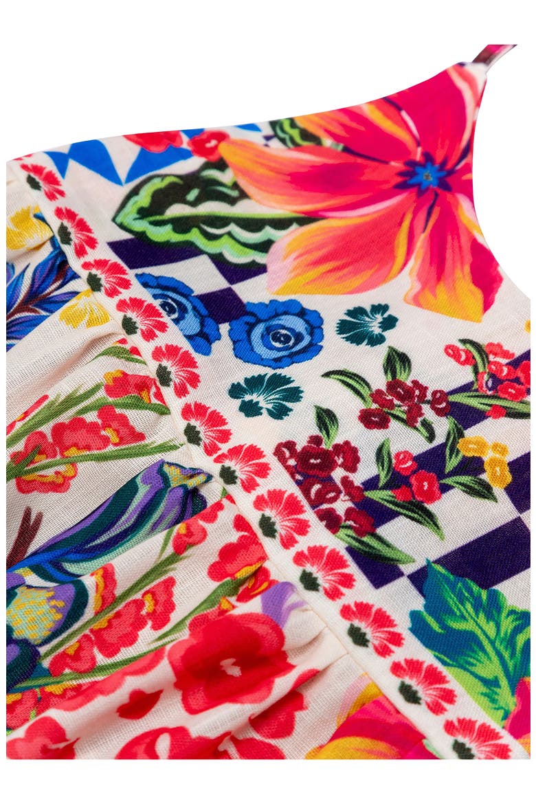 Kids' Capri Citrus Sundress, Alternate, color, WHITE/ MULTI