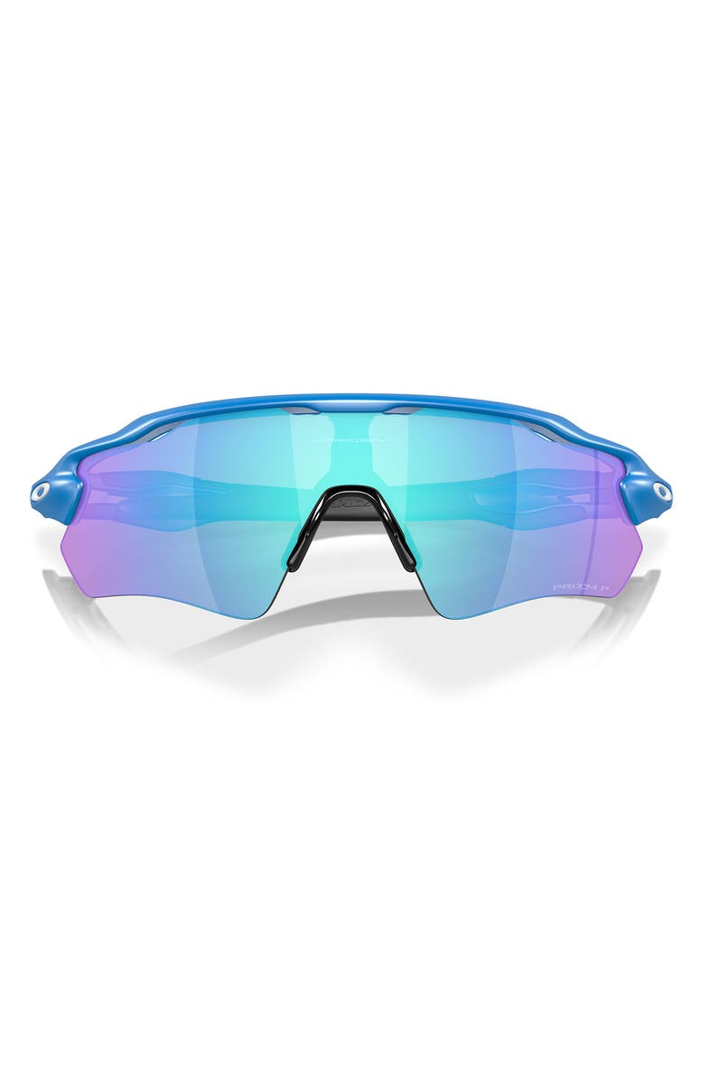 Oakley Radar<sup>®</sup> EV Path<sup>®</sup> Prizm<sup>™</sup> Polarized Wrap Shield Sunglasses, Alternate, color, Sapphire