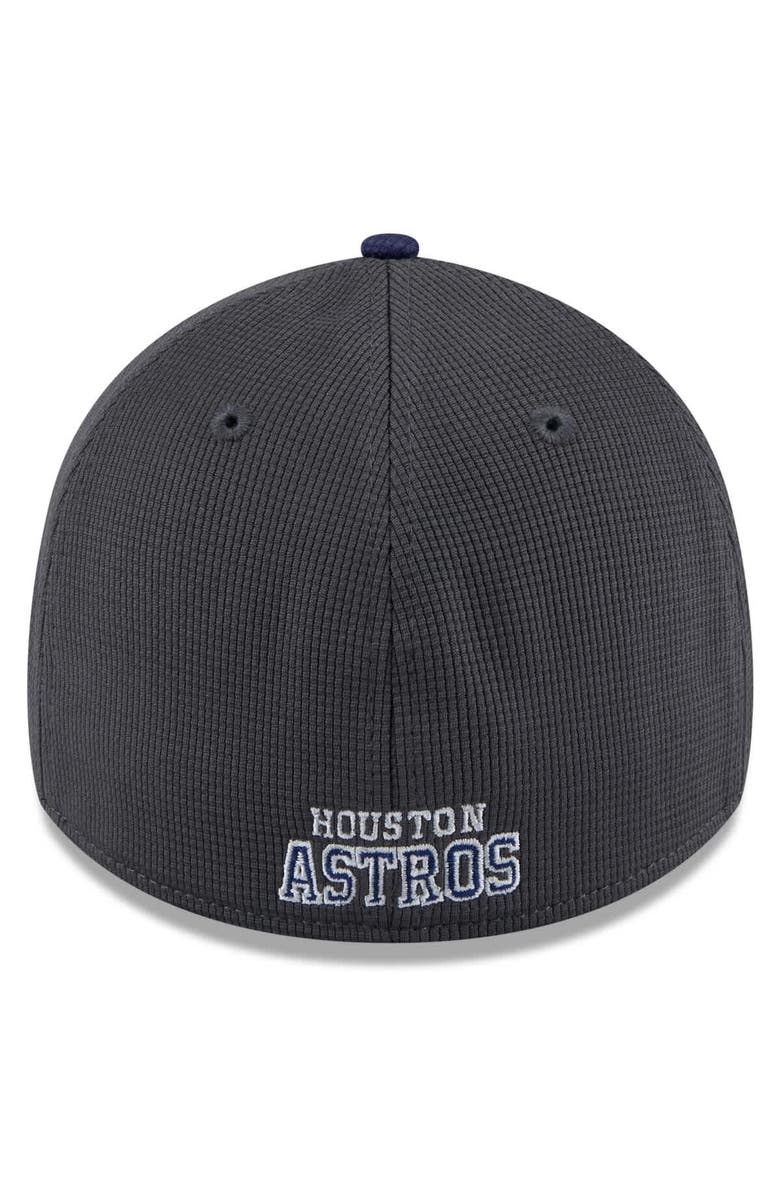 New Era Men's New Era Gray/Navy Houston Astros 2025 Batting Practice 39THIRTY Flex Hat, Alternate, color,