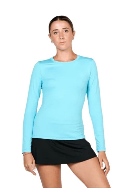 UV Colors Womens Long Sleeve Tennis Shirt