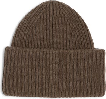 帽子 AP STUDIO Woolcashmere Knit Beanie Acne Studios // Grey Wool Knit Face Beanie – VSP Consignment
