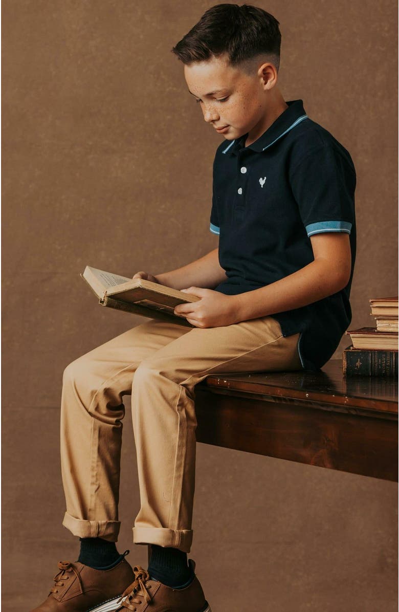 Hope & Henry Boys' Organic Pique Polo, Kids, Alternate, color, 