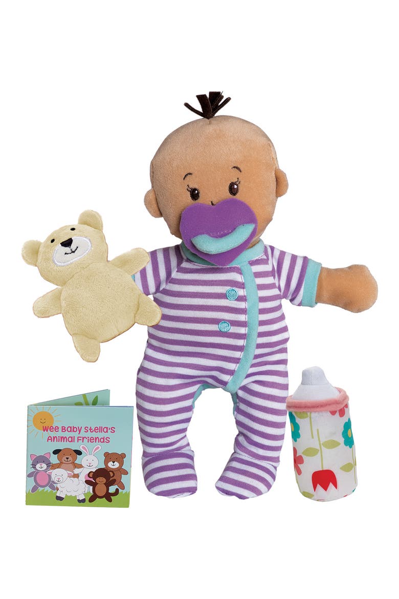 Wee Baby Stella Doll & Accessories Set, Main, color, MULTI