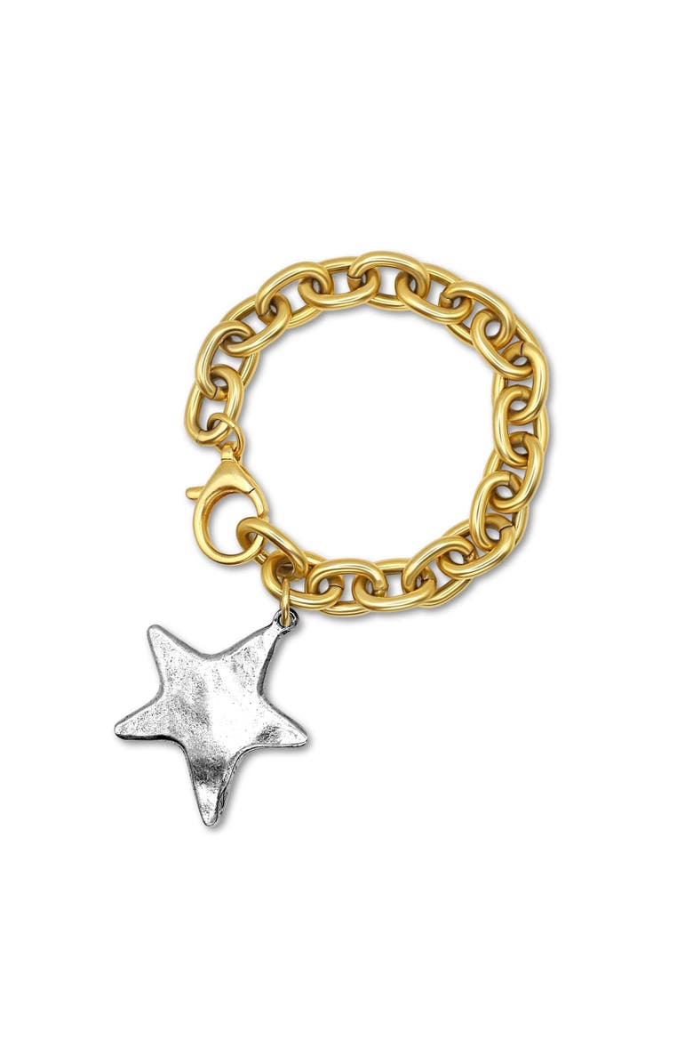 Bowood Lane Prescott Bracelet, Main, color, Gold / Silver Star