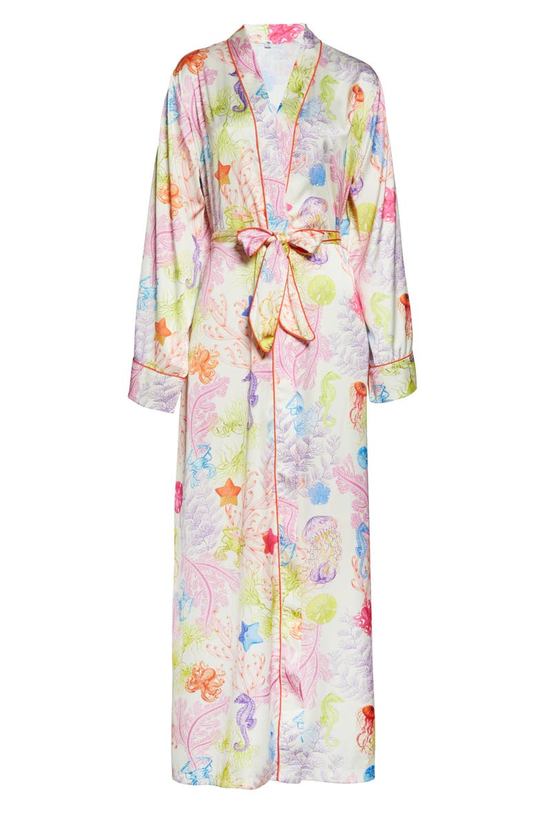 KILO BRAVA Satin Robe, Alternate, color, 