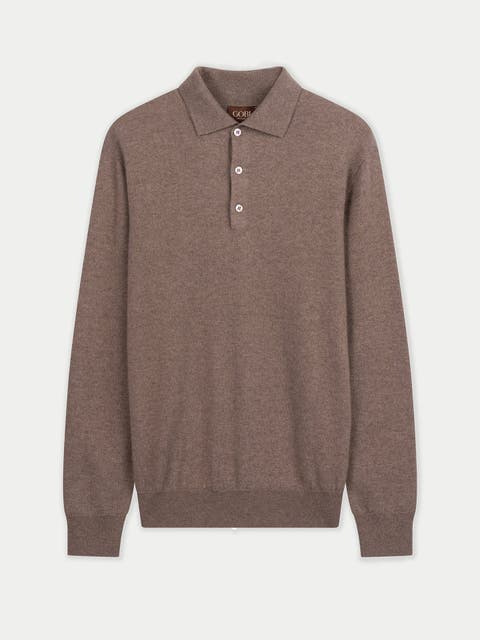 Timeless Cashmere Polo Sweater