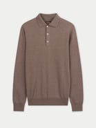 Gobi Cashmere Timeless Cashmere Polo Sweater