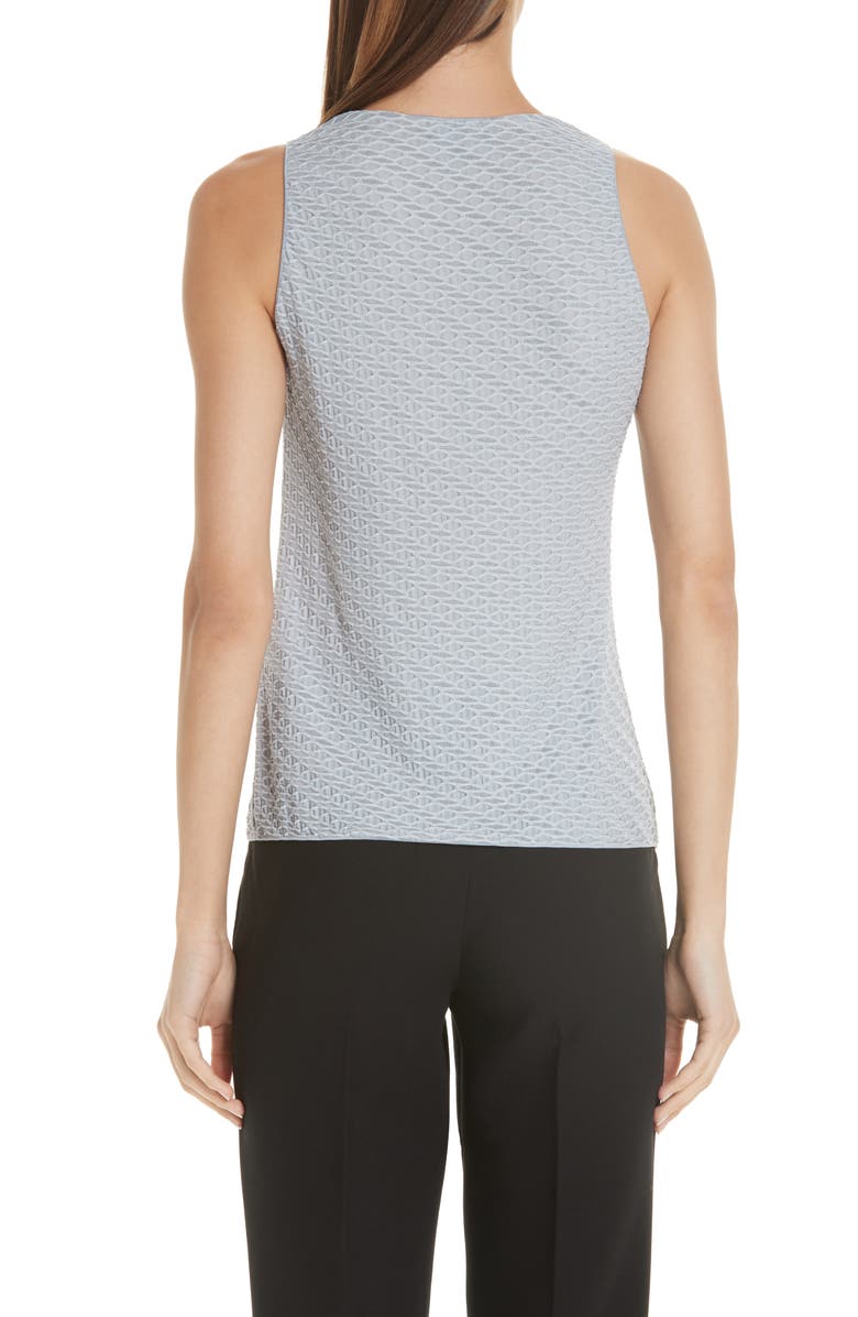 Emporio Armani Jacquard Jersey Tank, Alternate, color,