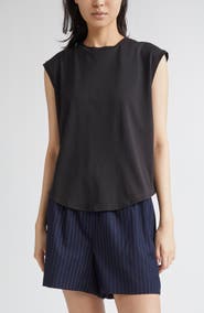 Theory Apex Organic Cotton Curved Hem Tank