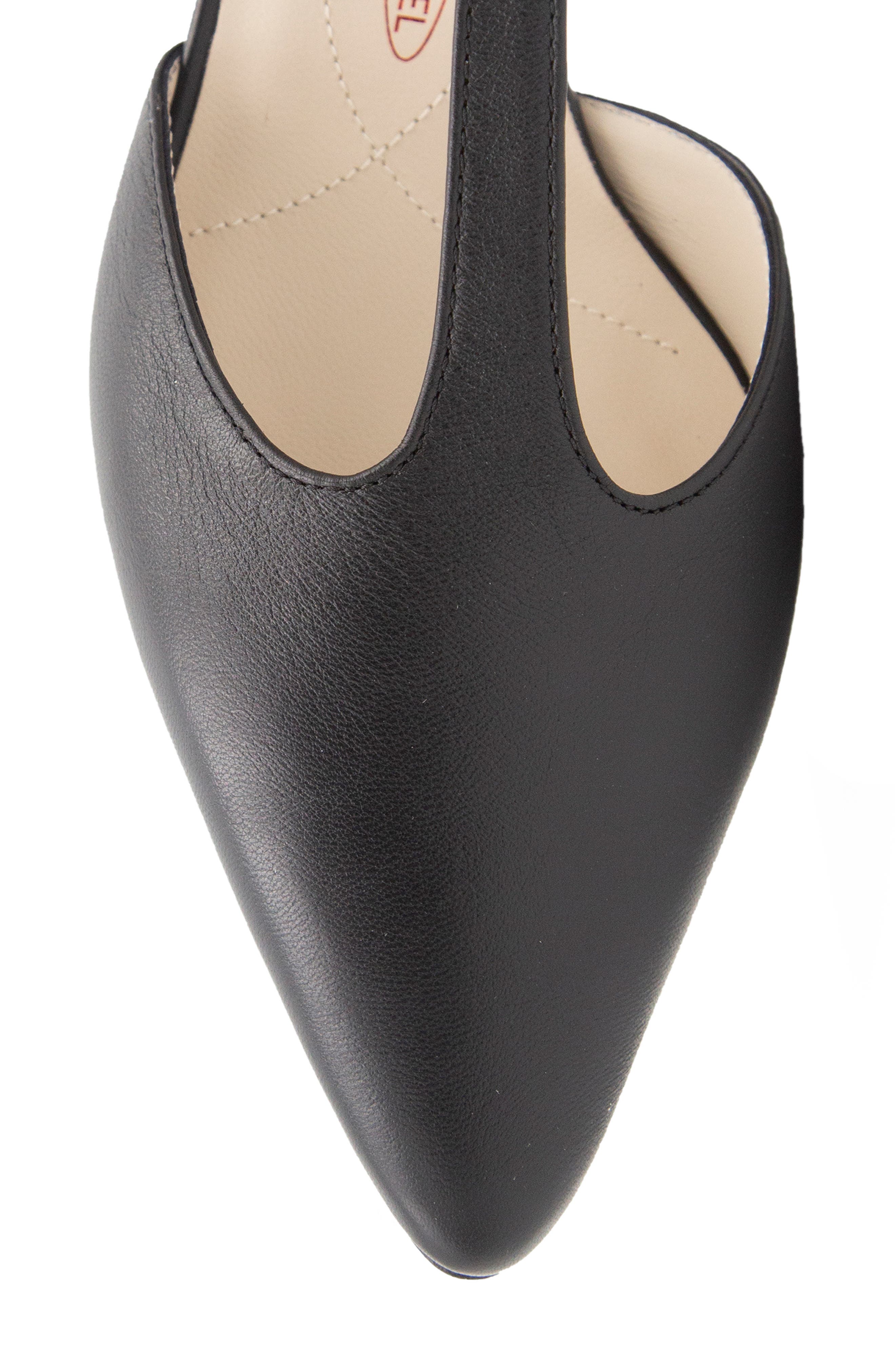Amalfi by Rangoni Pipistrello Pointed Toe Pump, Alternate, color, Black Etoile