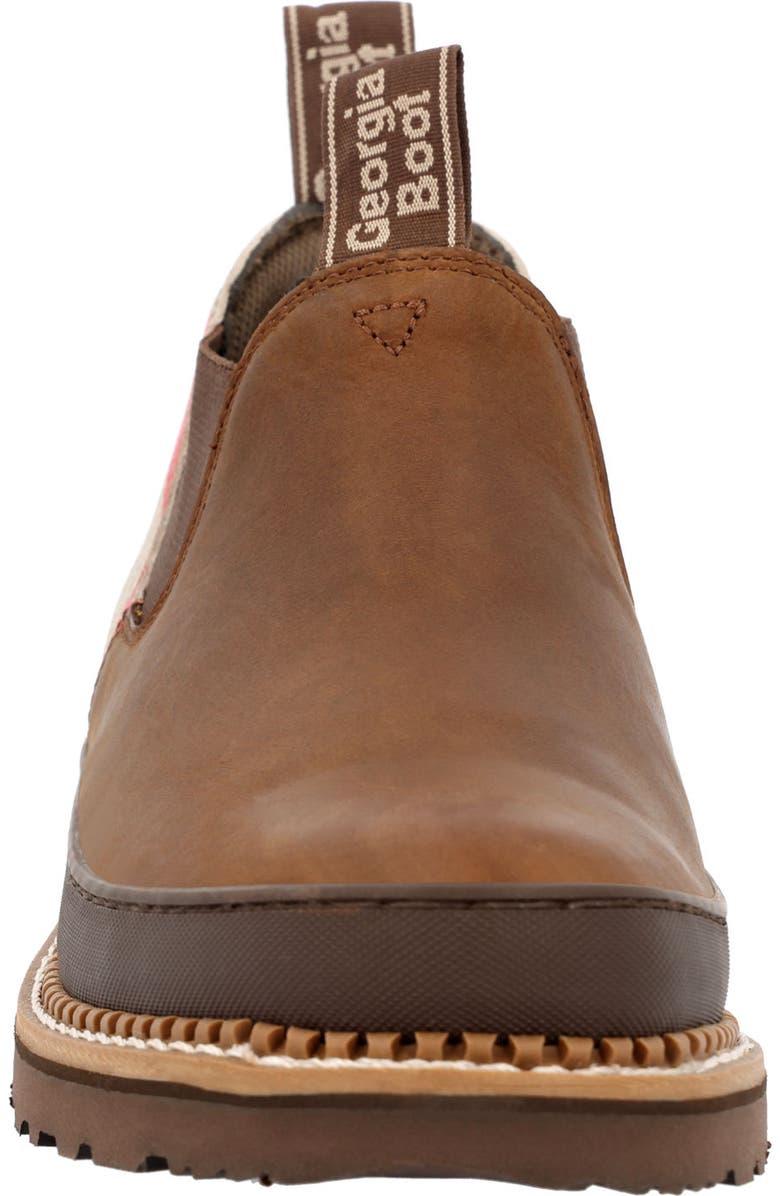 Georgia Boot Patriotic Romeo Shoe, Alternate, color, Brown