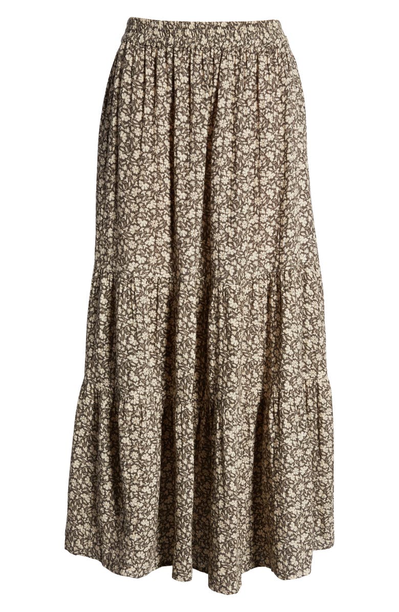 Faherty Valentina Floral Dream Organic Cotton Gauze Skirt, Alternate, color, 