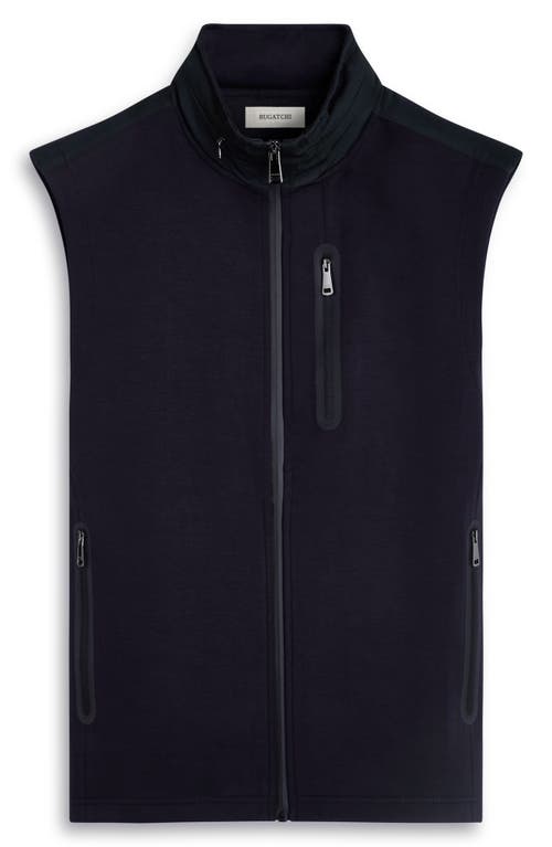 Bugatchi Soft Touch Knit Vest In Black