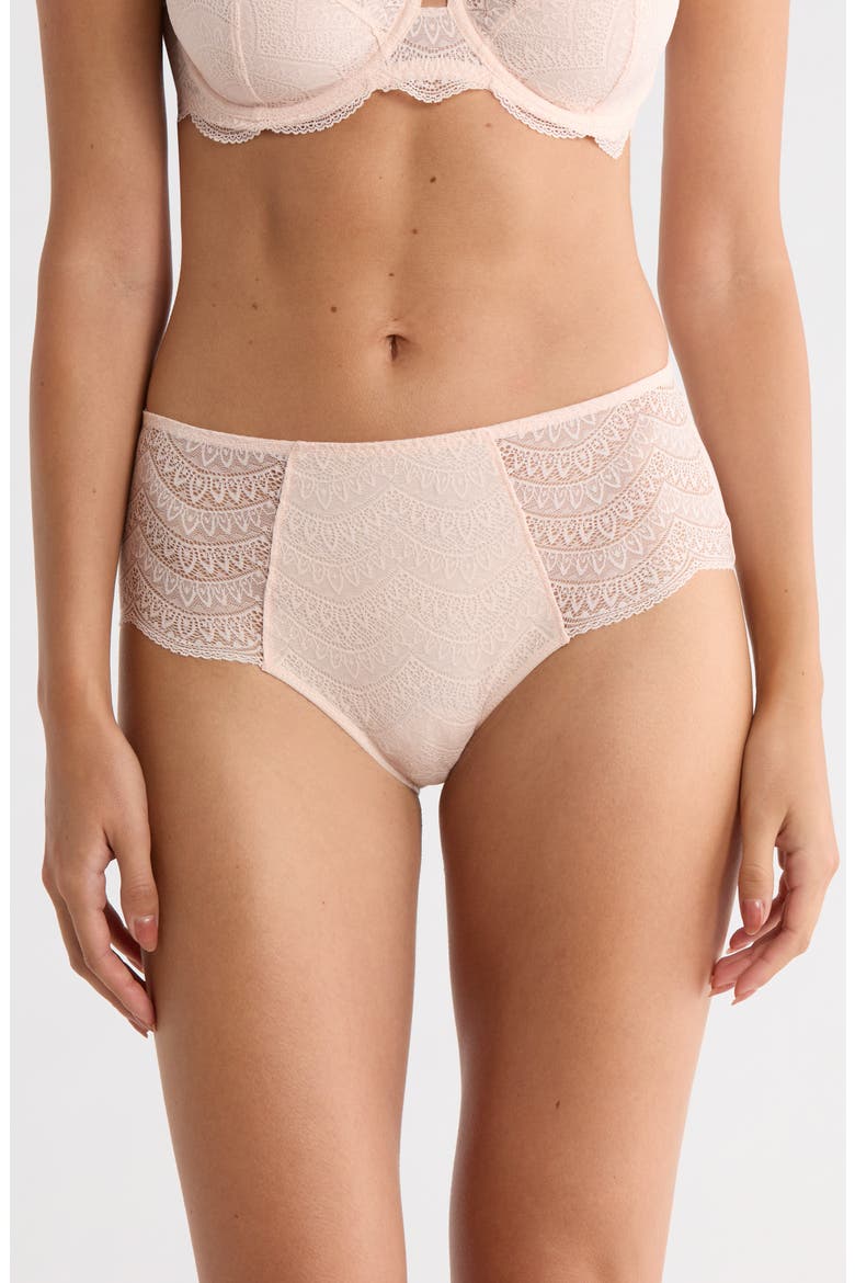 Karma High Waist Briefs, Main, color, PETAL POWDER