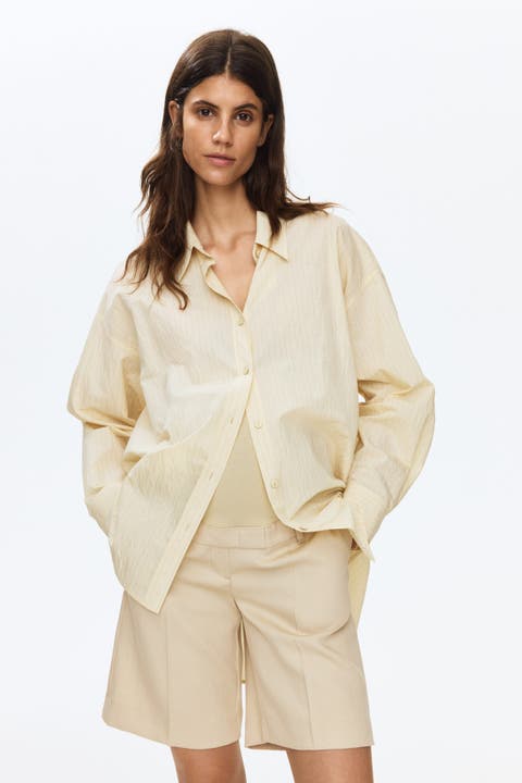 Mama Linen-blend Bermuda Shorts