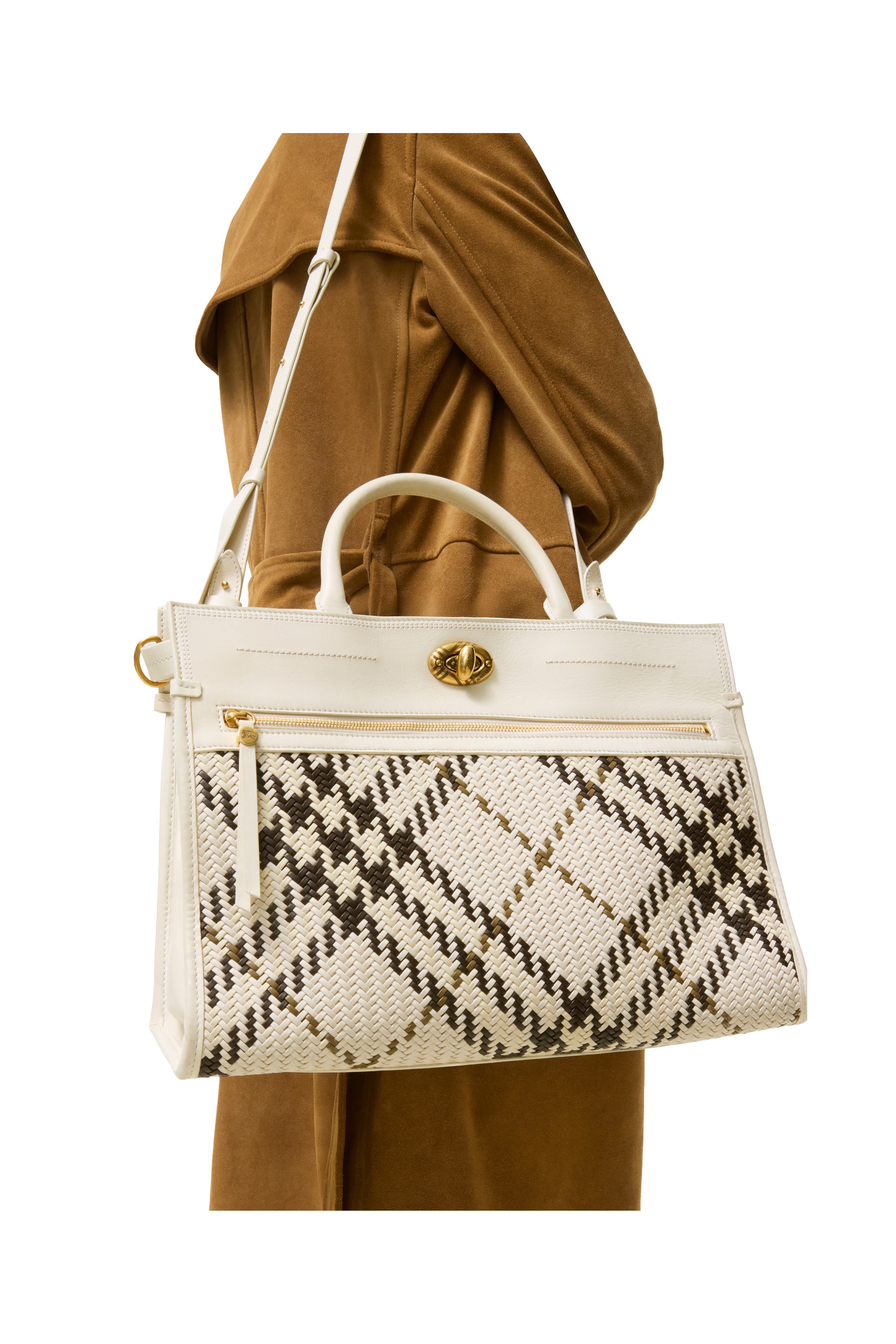 Medium Hampstead Tote, Alternate, color, Light beige