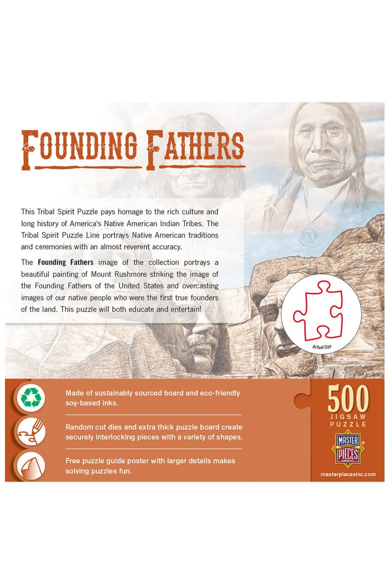 Founding Fathers 500 Piece Jigsaw Puzzle, Alternate, color, Multicolor