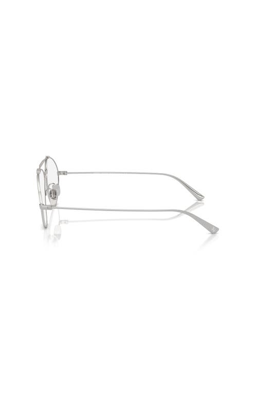 Ferrari 58mm Irregular Optical Glasses In Metallic