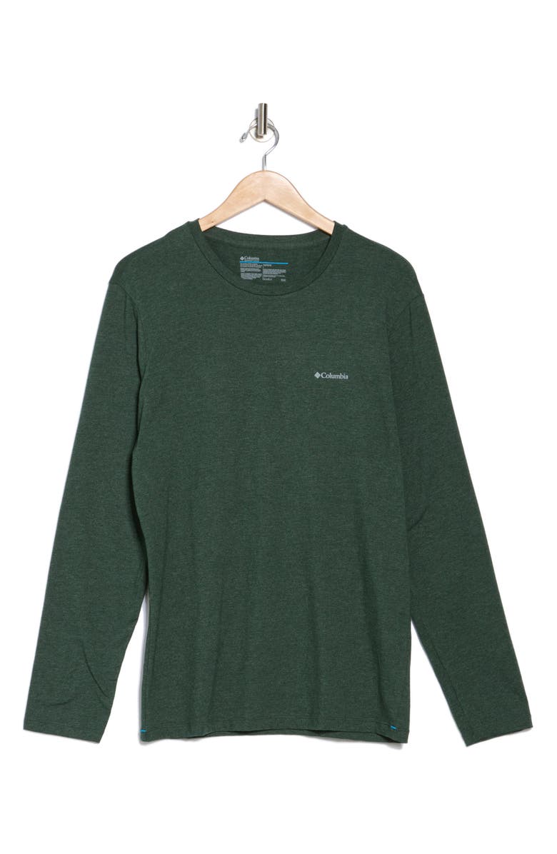 Columbia Long Sleeve Pajama T-Shirt, Alternate, color, Spruce