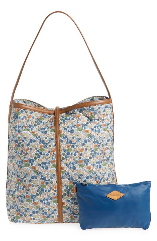 Mz Wallace Astor Floral-print Quilted Hobo Shoulder Bag In Poppy Forest