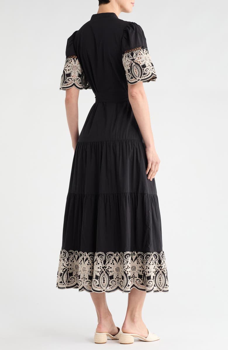 Southampton Embroidered Maxi Shirtdress