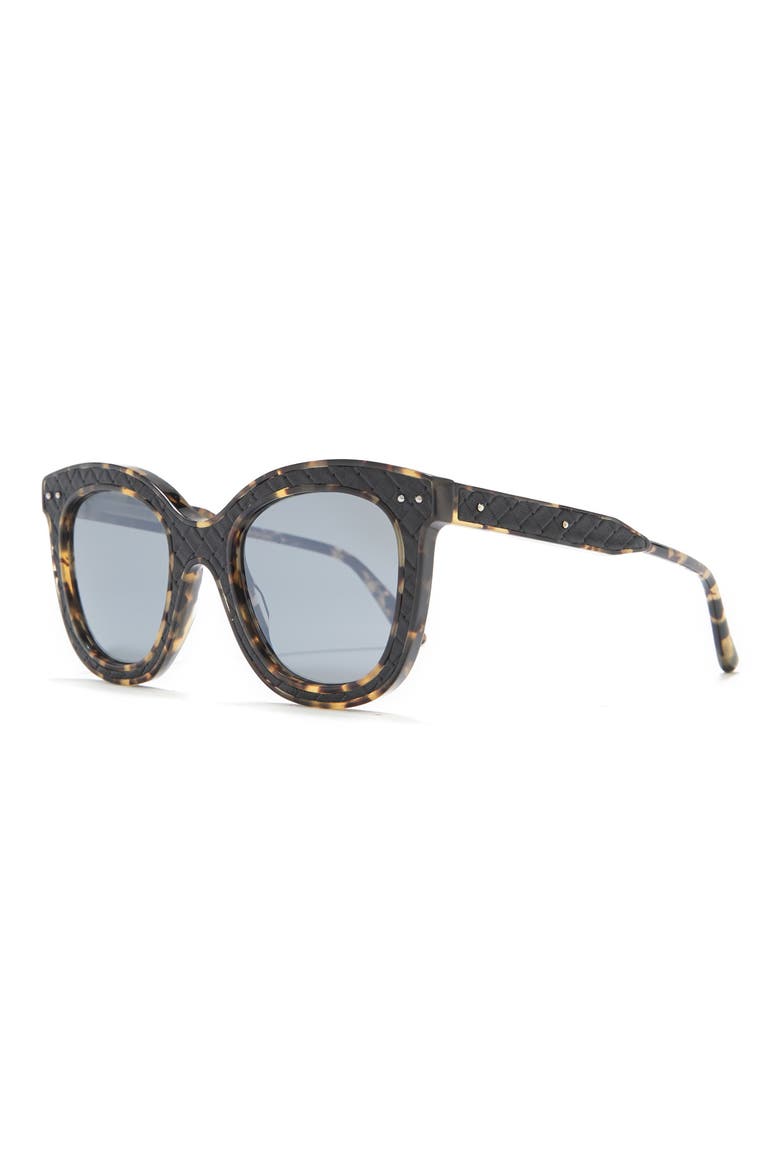 50mm Square Sunglasses, Alternate, color, SHNY SPOTTED BRN HVNA BLK