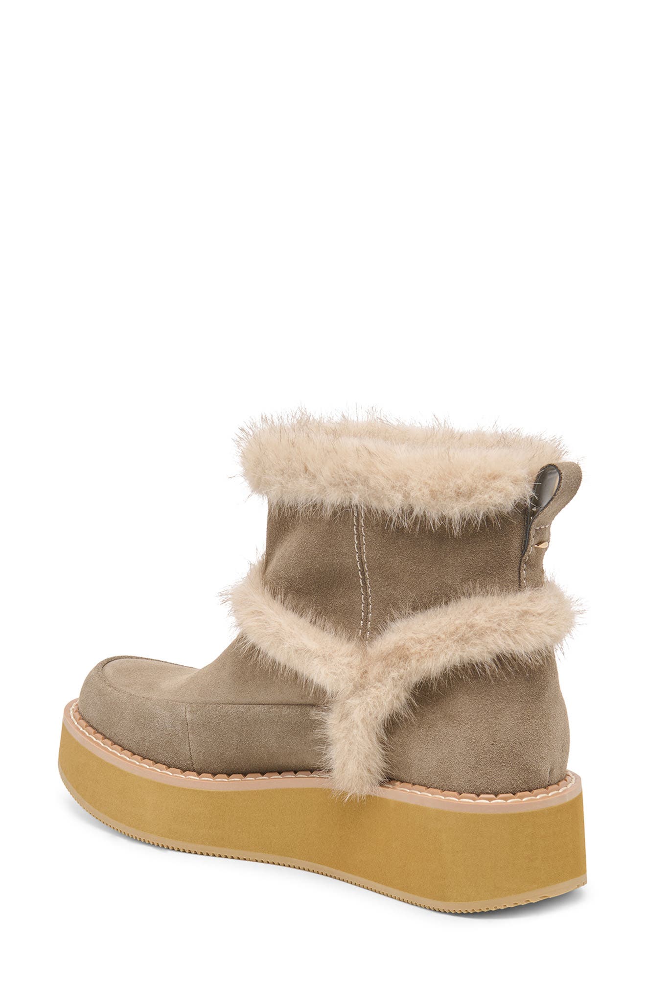 Dolce Vita Pixie Plush Faux Fur Trim Waterproof Boot (Women) | Nordstrom