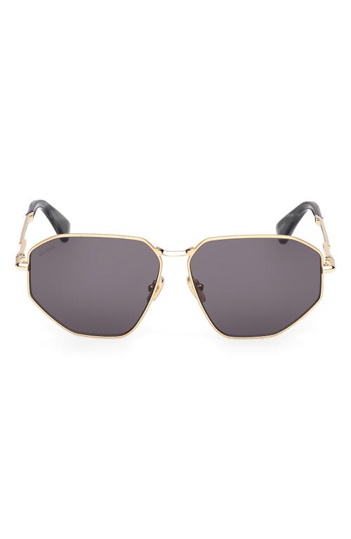 Max Mara Miller 54mm Navigator Sunglasses