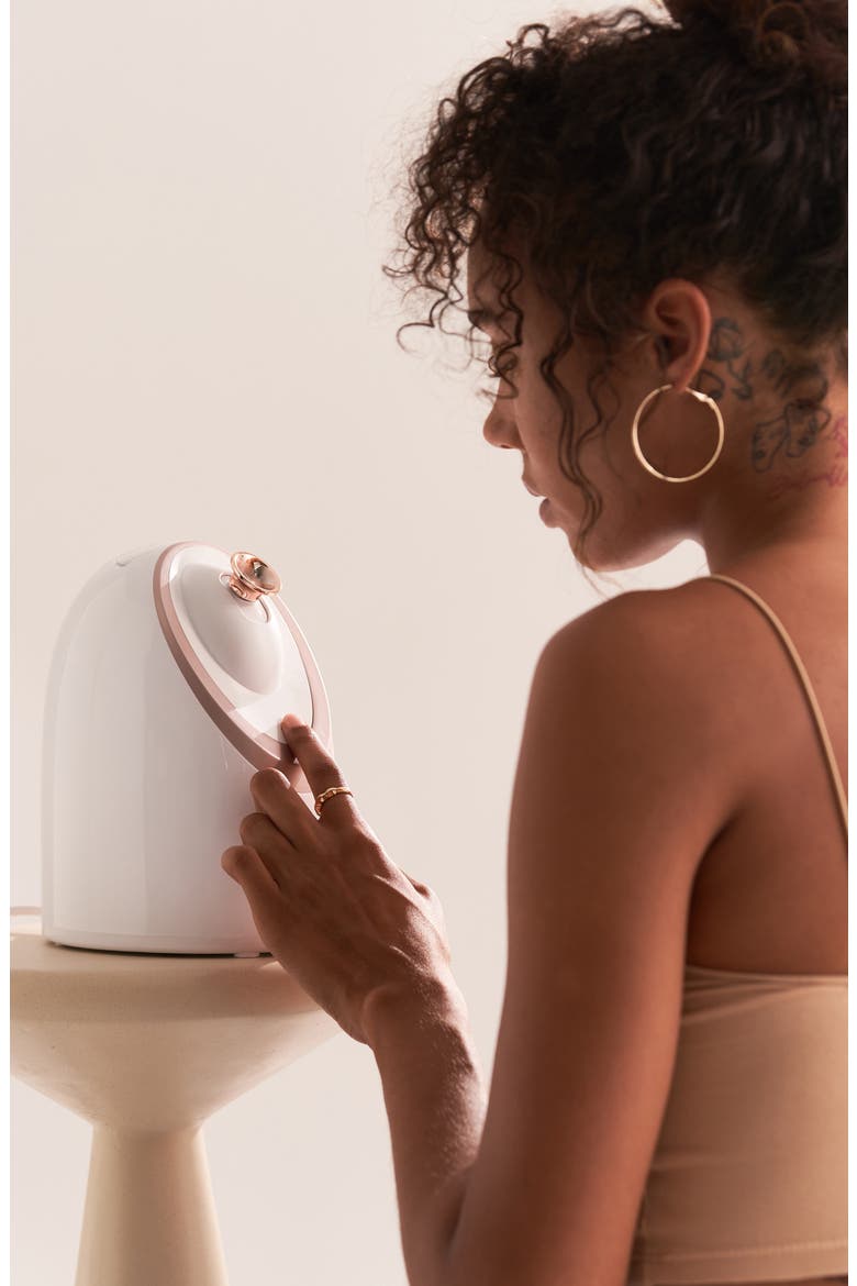 Senia Hot & Cold Smart Facial Steamer, Alternate, color, WHITE