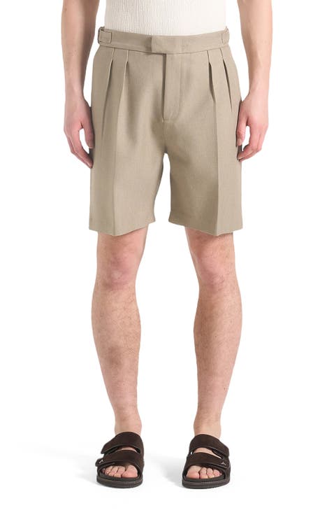Bertrand Twin Pleat Tailored Shorts