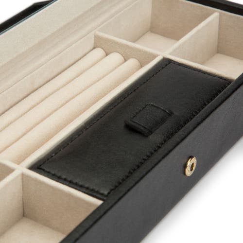 Wolf Palermo Safe Deposit Jewelry Box - Black In Black Anthracite